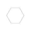Medium Stik-Withit  Stock Die-Cut Hexagon Notepad